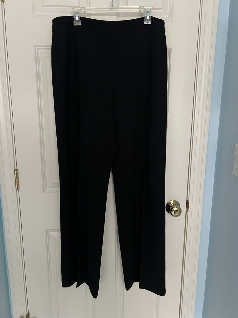 Dressy black wide leg crepe pants - NWT